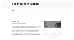 Desktop Screenshot of bretthutley.com